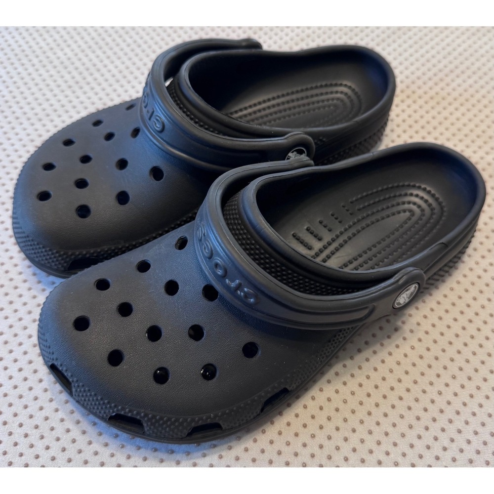 Crocs Classic Clog Black Slip On Water Shoes Kids J4 Youth 4
